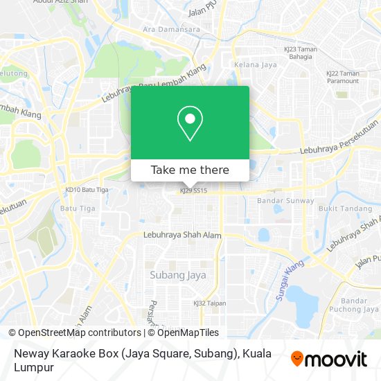 Neway Karaoke Box (Jaya Square, Subang) map