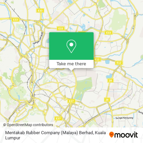 Mentakab Rubber Company (Malaya) Berhad map