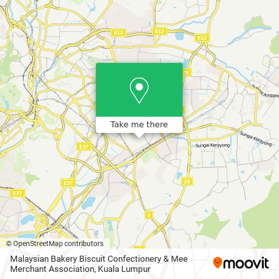 Malaysian Bakery Biscuit Confectionery & Mee Merchant Association map