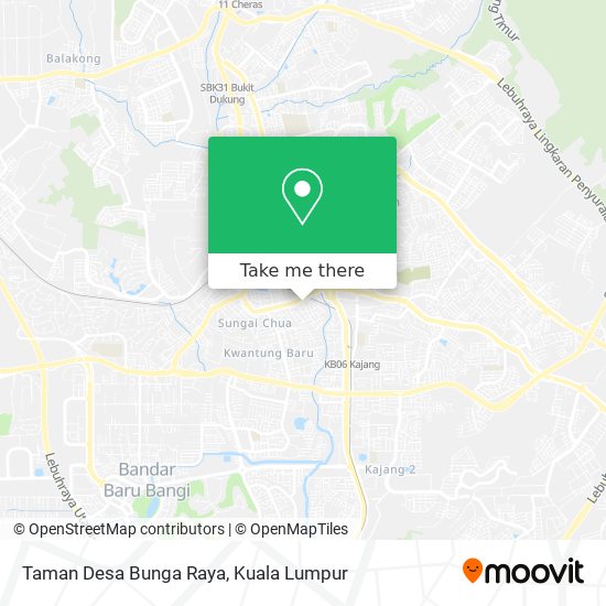 Peta Taman Desa Bunga Raya