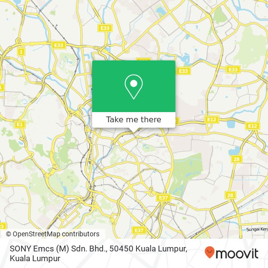 SONY Emcs (M) Sdn. Bhd., 50450 Kuala Lumpur map