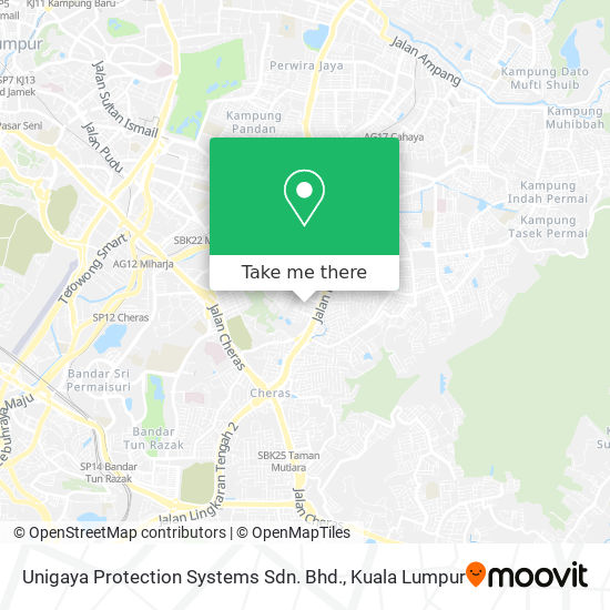 Unigaya Protection Systems Sdn. Bhd. map