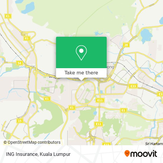 ING Insurance map