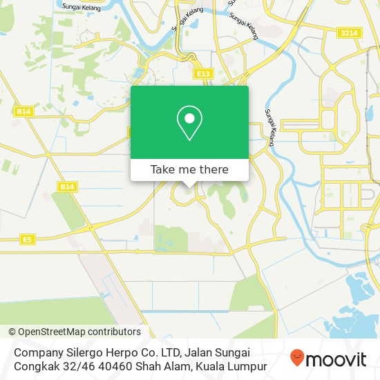 Company Silergo Herpo Co. LTD, Jalan Sungai Congkak 32 / 46 40460 Shah Alam map