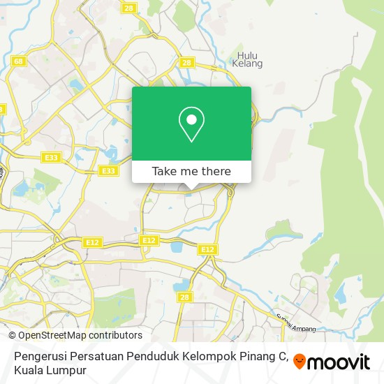 Pengerusi Persatuan Penduduk Kelompok Pinang C map