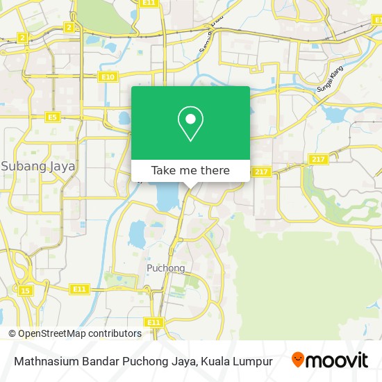 Mathnasium Bandar Puchong Jaya map