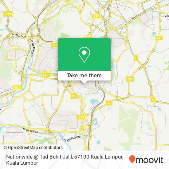 Nationwide @ Tad Bukit Jalil, 57100 Kuala Lumpur map