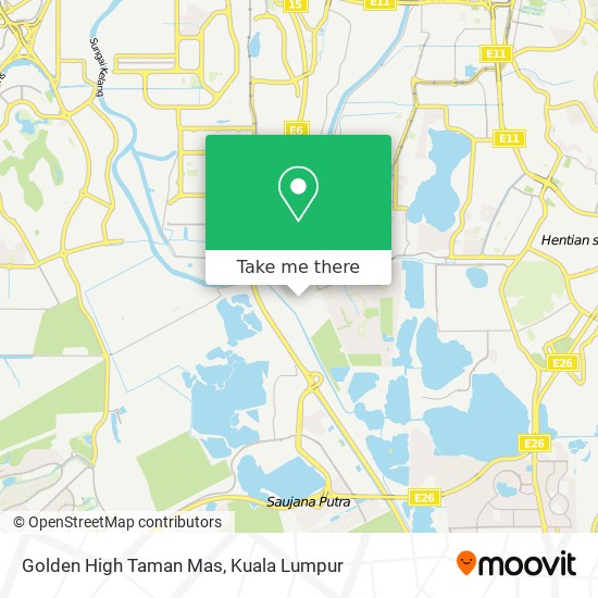 Golden High Taman Mas map
