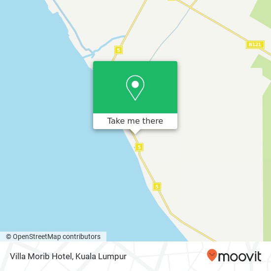 Villa Morib Hotel map