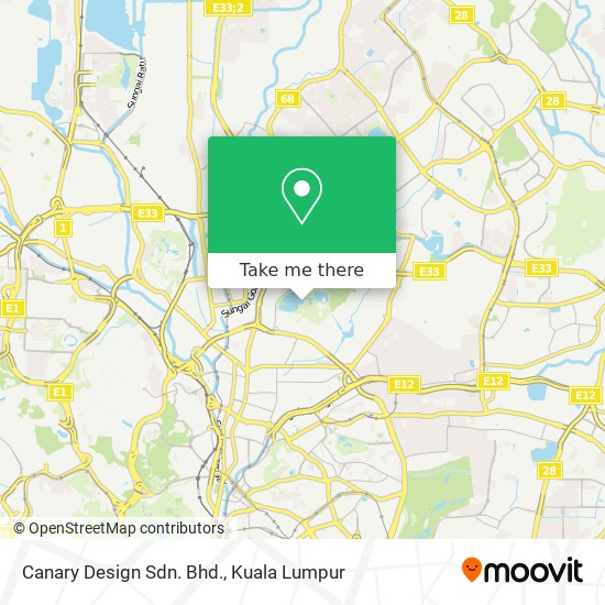 Canary Design Sdn. Bhd. map