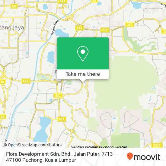 Flora Development Sdn. Bhd., Jalan Puteri 7 / 13 47100 Puchong map