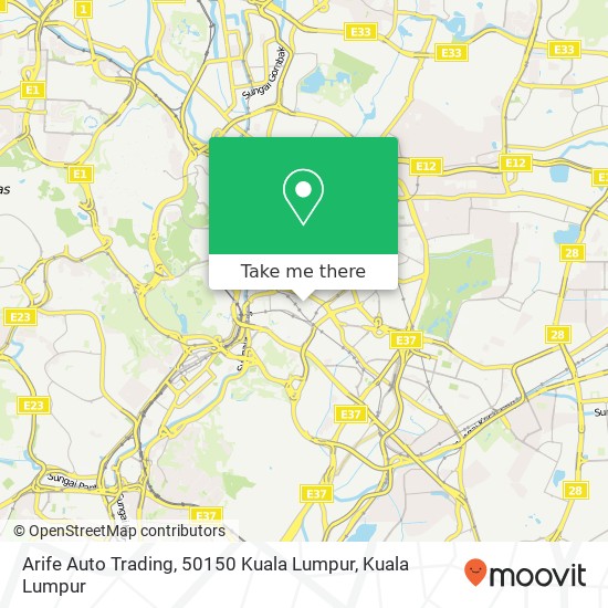 Arife Auto Trading, 50150 Kuala Lumpur map