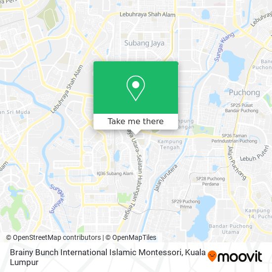 Brainy Bunch International Islamic Montessori map