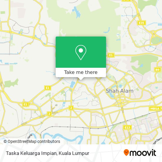 Taska Keluarga Impian map