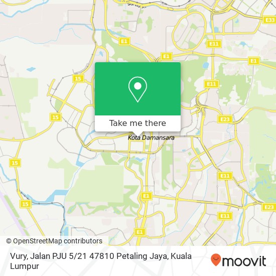 Vury, Jalan PJU 5 / 21 47810 Petaling Jaya map