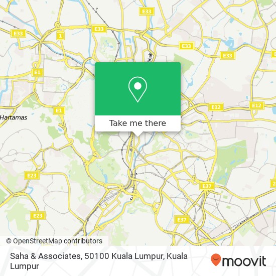 Saha & Associates, 50100 Kuala Lumpur map