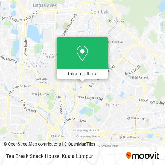 Tea Break Snack House map