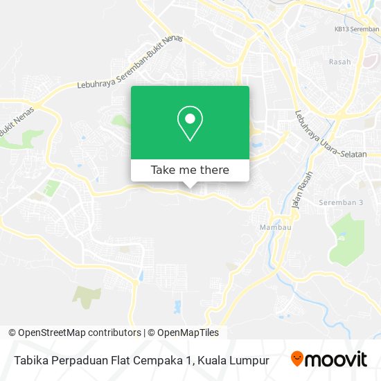 Tabika Perpaduan Flat Cempaka 1 map