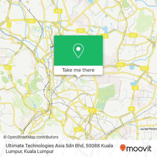 Ultimate Technologies Asia Sdn Bhd, 50088 Kuala Lumpur map