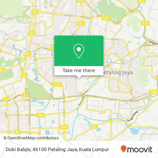 Dobi Balqis, 46100 Petaling Jaya map