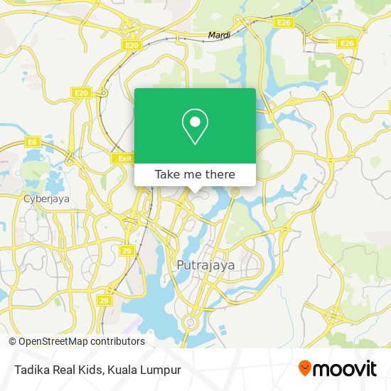 Tadika Real Kids map