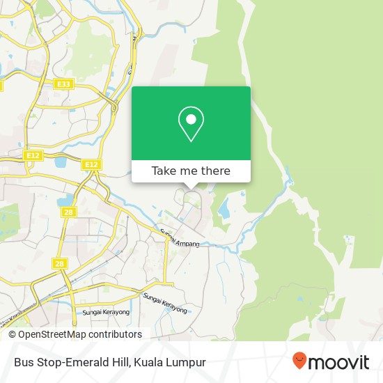 Bus Stop-Emerald Hill map