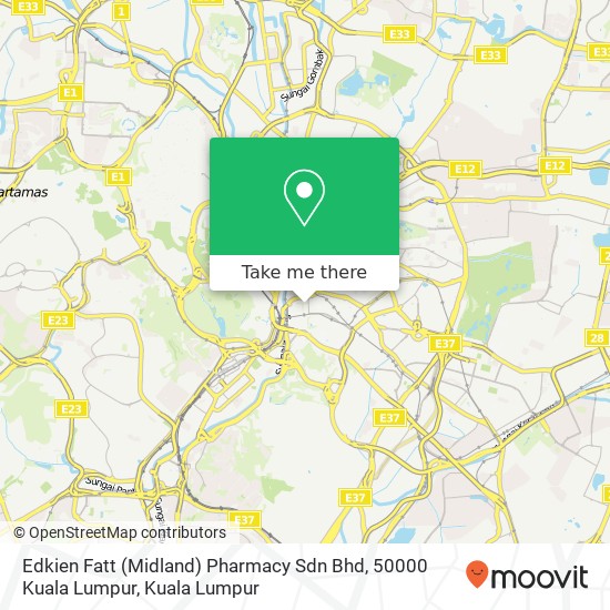 Edkien Fatt (Midland) Pharmacy Sdn Bhd, 50000 Kuala Lumpur map