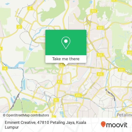 Eminent Creative, 47810 Petaling Jaya map