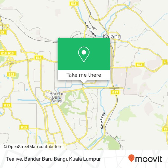 Tealive, Bandar Baru Bangi map