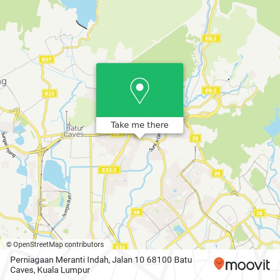 Perniagaan Meranti Indah, Jalan 10 68100 Batu Caves map