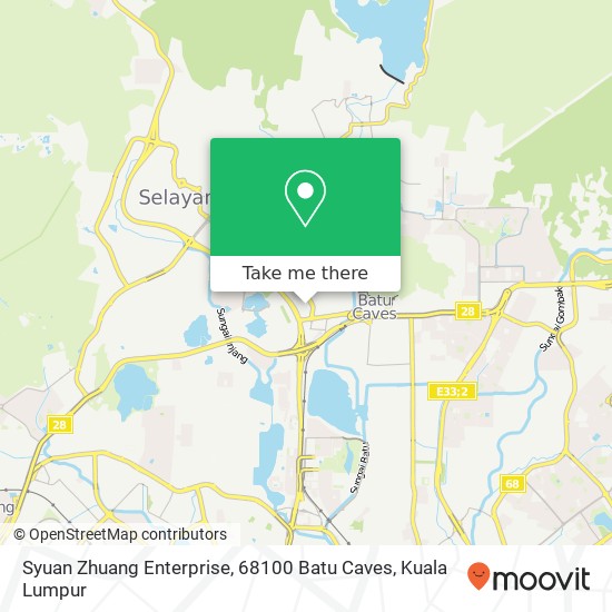 Peta Syuan Zhuang Enterprise, 68100 Batu Caves