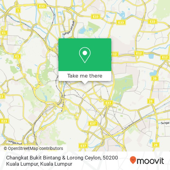 Changkat Bukit Bintang & Lorong Ceylon, 50200 Kuala Lumpur map