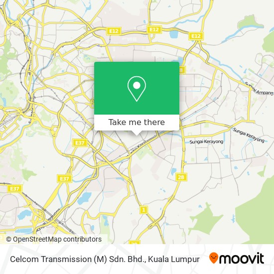 Celcom Transmission (M) Sdn. Bhd. map