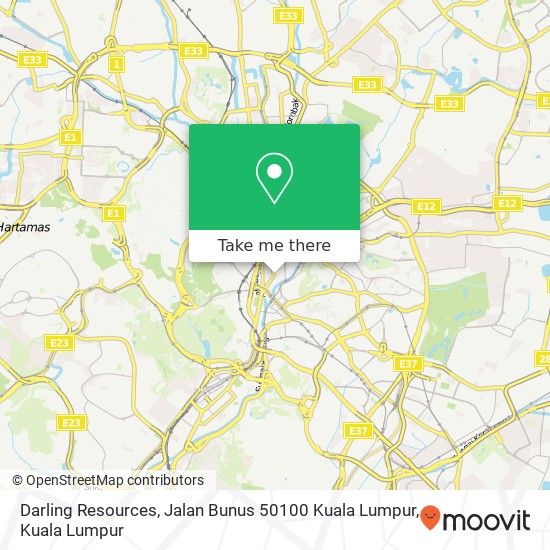 Darling Resources, Jalan Bunus 50100 Kuala Lumpur map