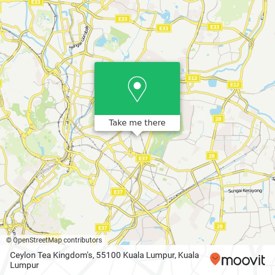 Ceylon Tea Kingdom's, 55100 Kuala Lumpur map