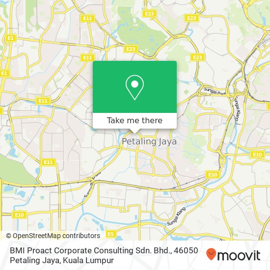 BMI Proact Corporate Consulting Sdn. Bhd., 46050 Petaling Jaya map