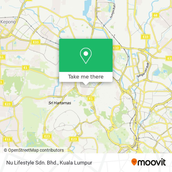 Nu Lifestyle Sdn. Bhd. map