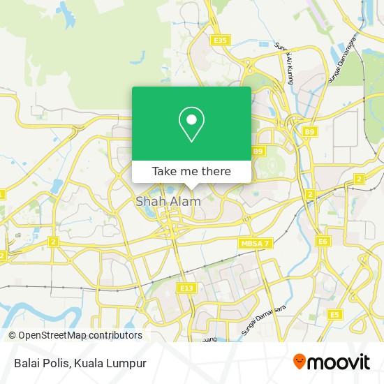 Balai Polis map