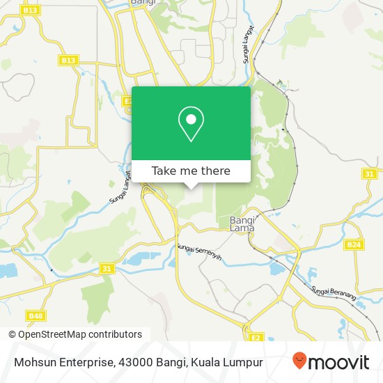 Mohsun Enterprise, 43000 Bangi map