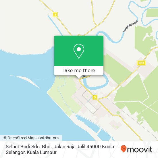 Selaut Budi Sdn. Bhd., Jalan Raja Jalil 45000 Kuala Selangor map