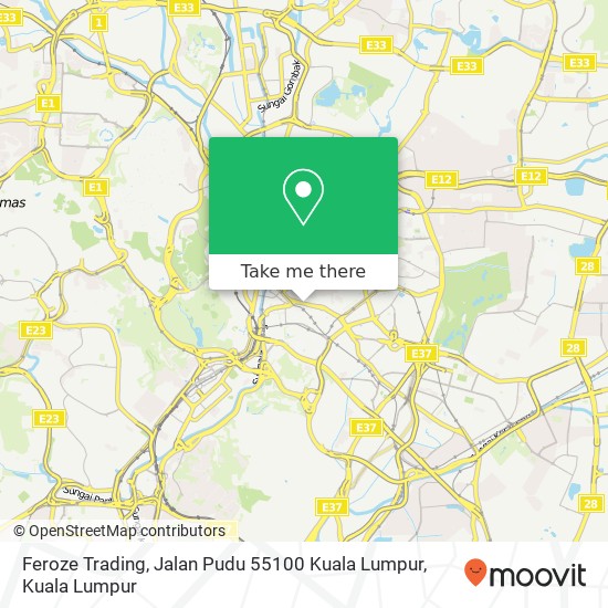 Feroze Trading, Jalan Pudu 55100 Kuala Lumpur map