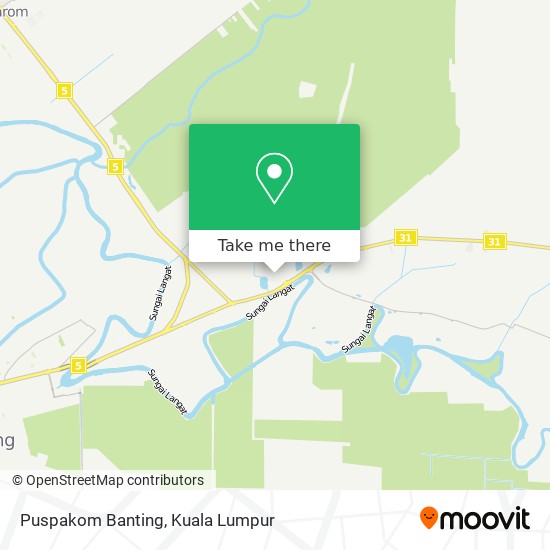 Puspakom Banting map