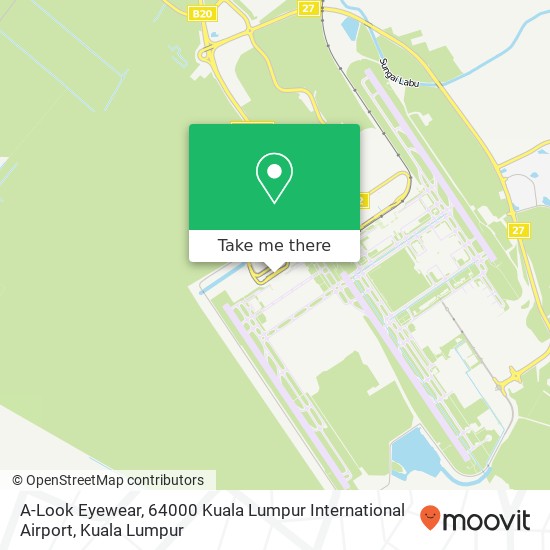 A-Look Eyewear, 64000 Kuala Lumpur International Airport map