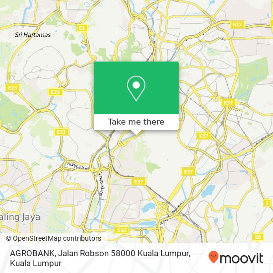 AGROBANK, Jalan Robson 58000 Kuala Lumpur map