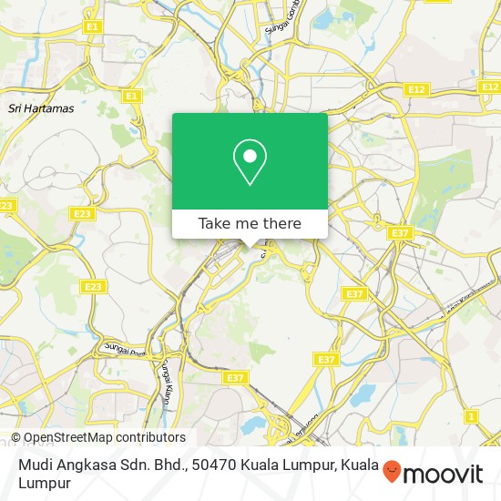 Mudi Angkasa Sdn. Bhd., 50470 Kuala Lumpur map