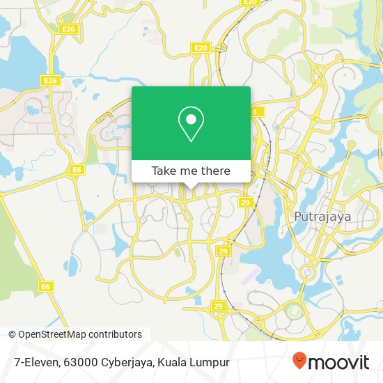 7-Eleven, 63000 Cyberjaya map