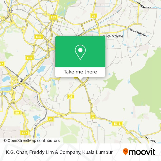 K.G. Chan, Freddy Lim & Company map