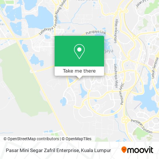 Pasar Mini Segar Zafril Enterprise map