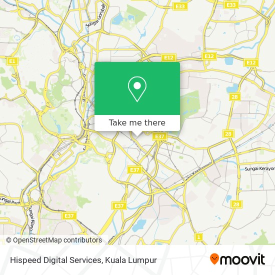 Hispeed Digital Services map