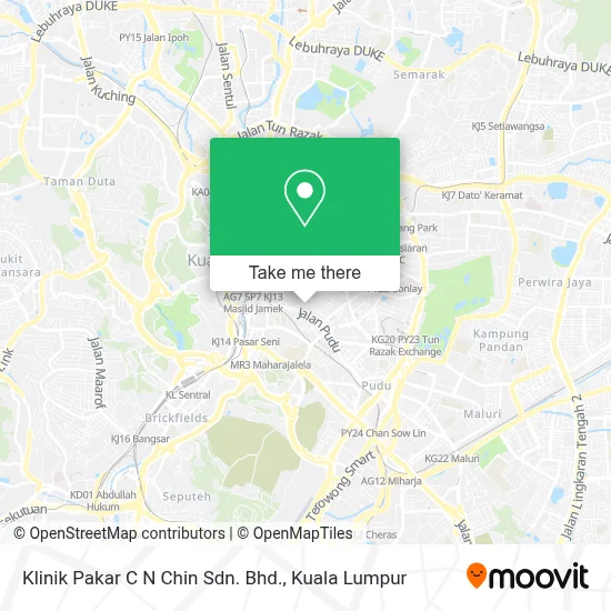 Klinik Pakar C N Chin Sdn. Bhd. map